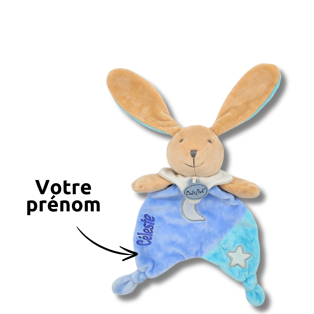 Fripou le lapin des moments tendres - Doudou personnalisé