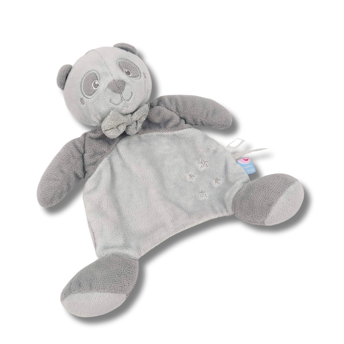 Doudou panda gris
