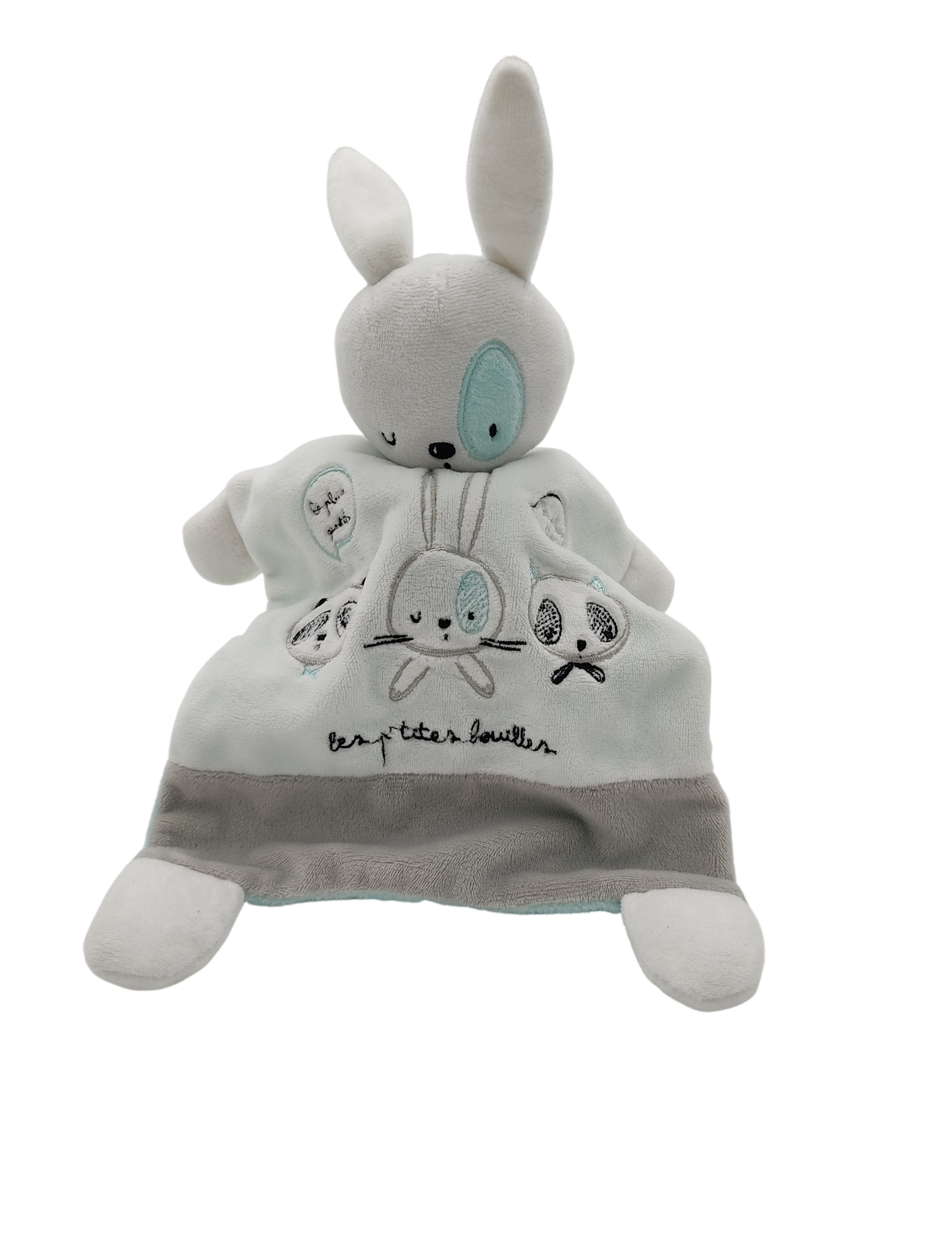 Doudou lapin plat Mots denfants