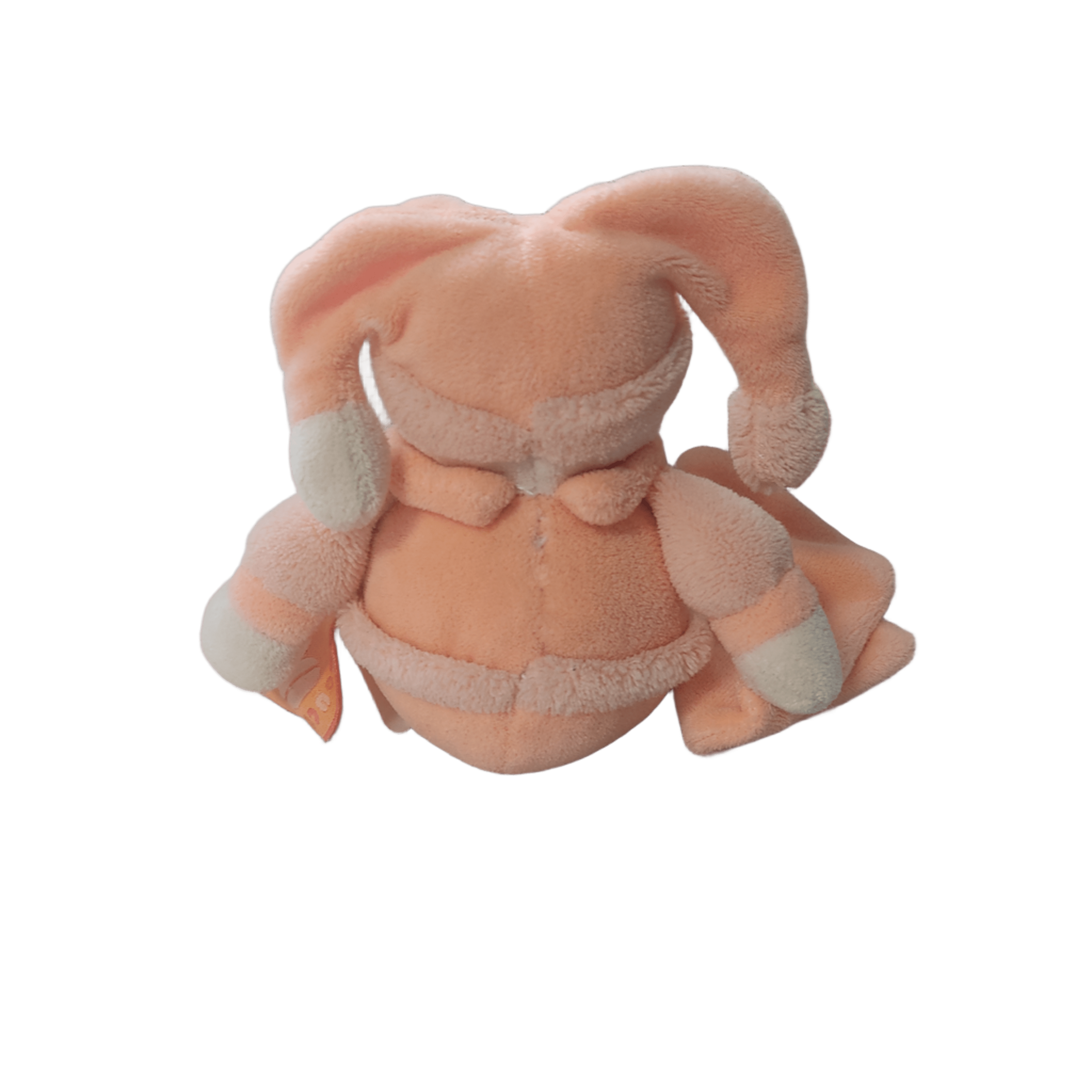 Doudou ours personnalisé abricot