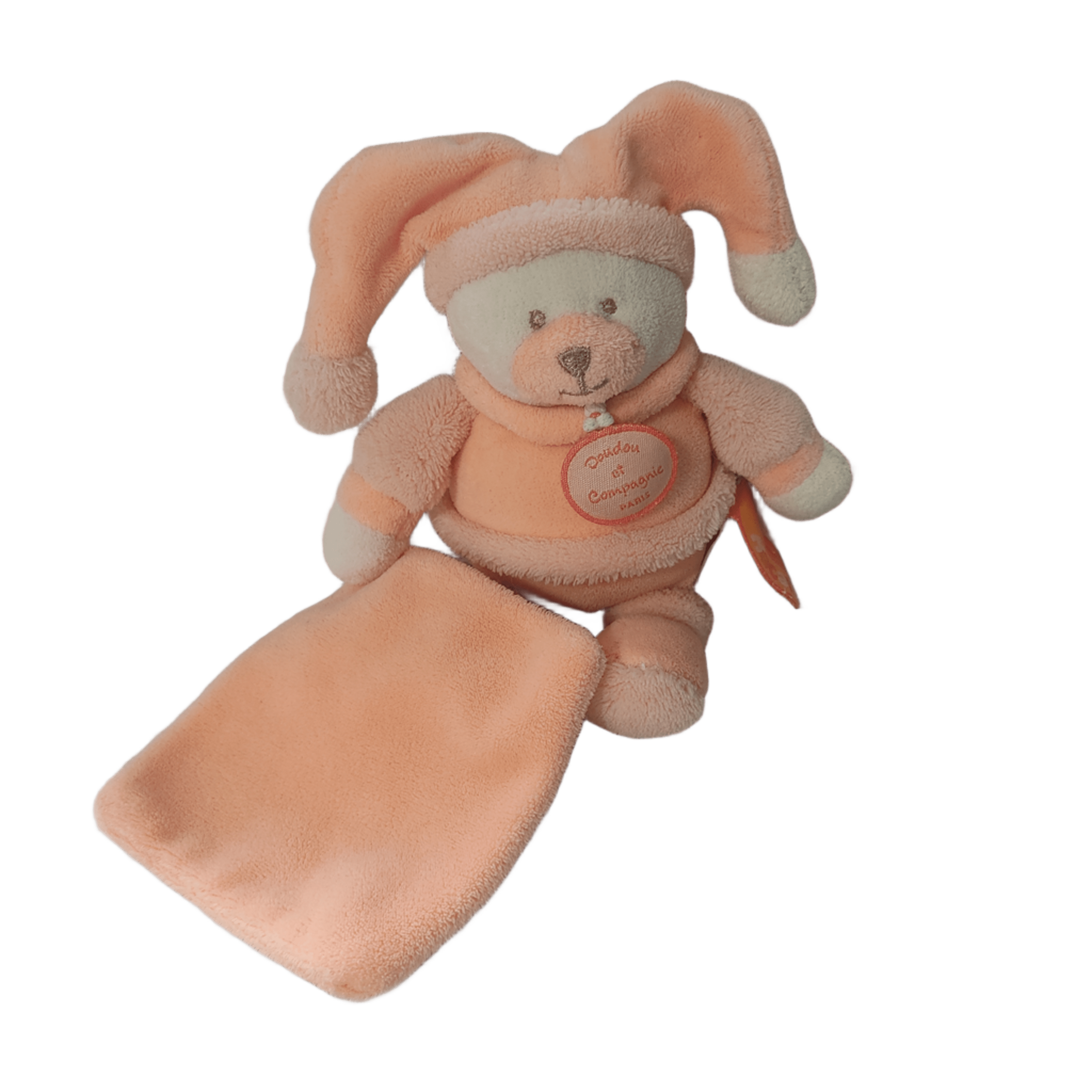 Ours personnalisé orange lutin