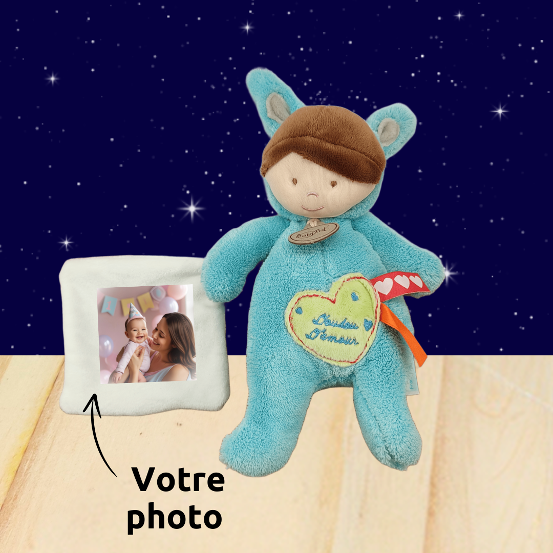 Louloute la poupée câline – Doudou personnalisé