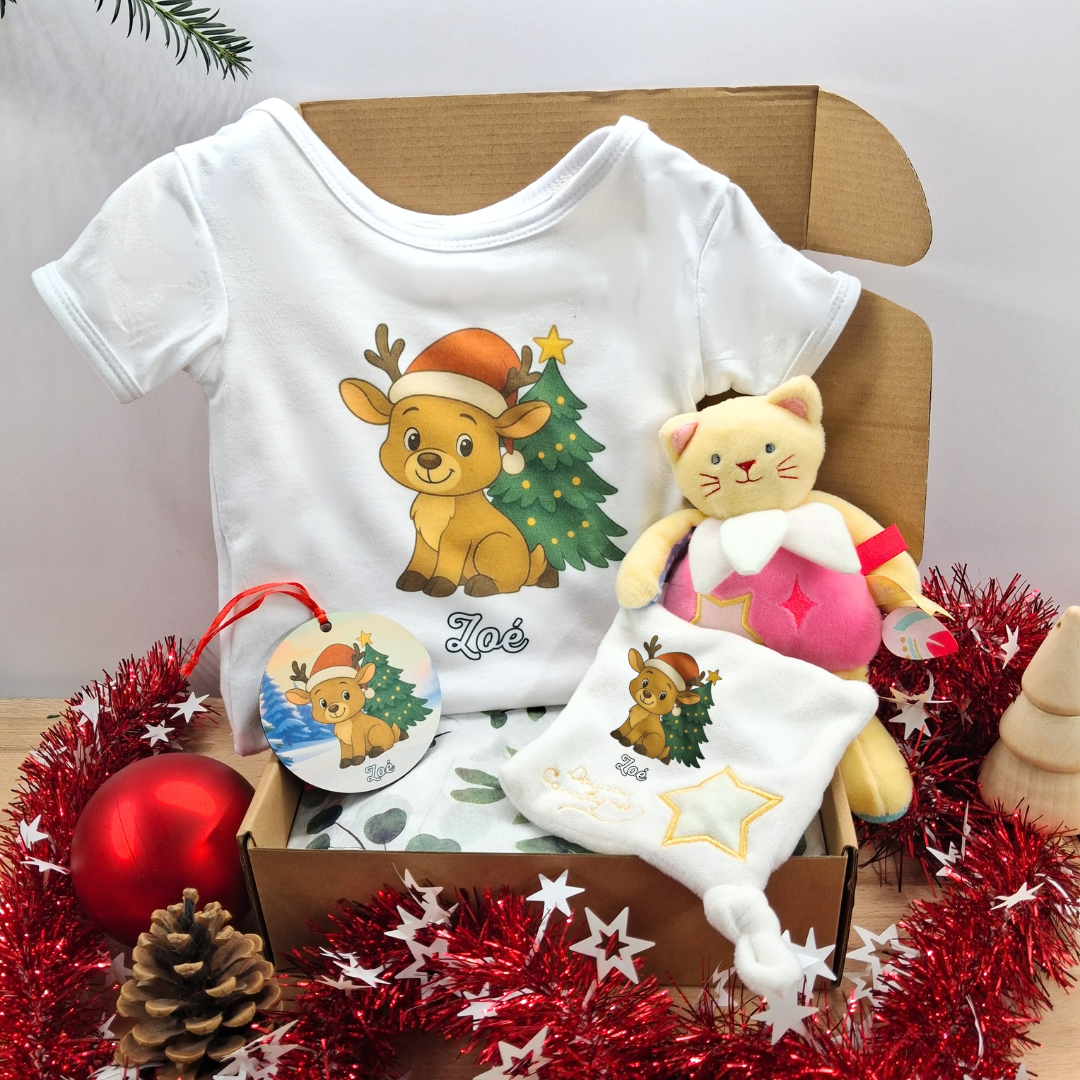 coffret personnalisé noël bébé