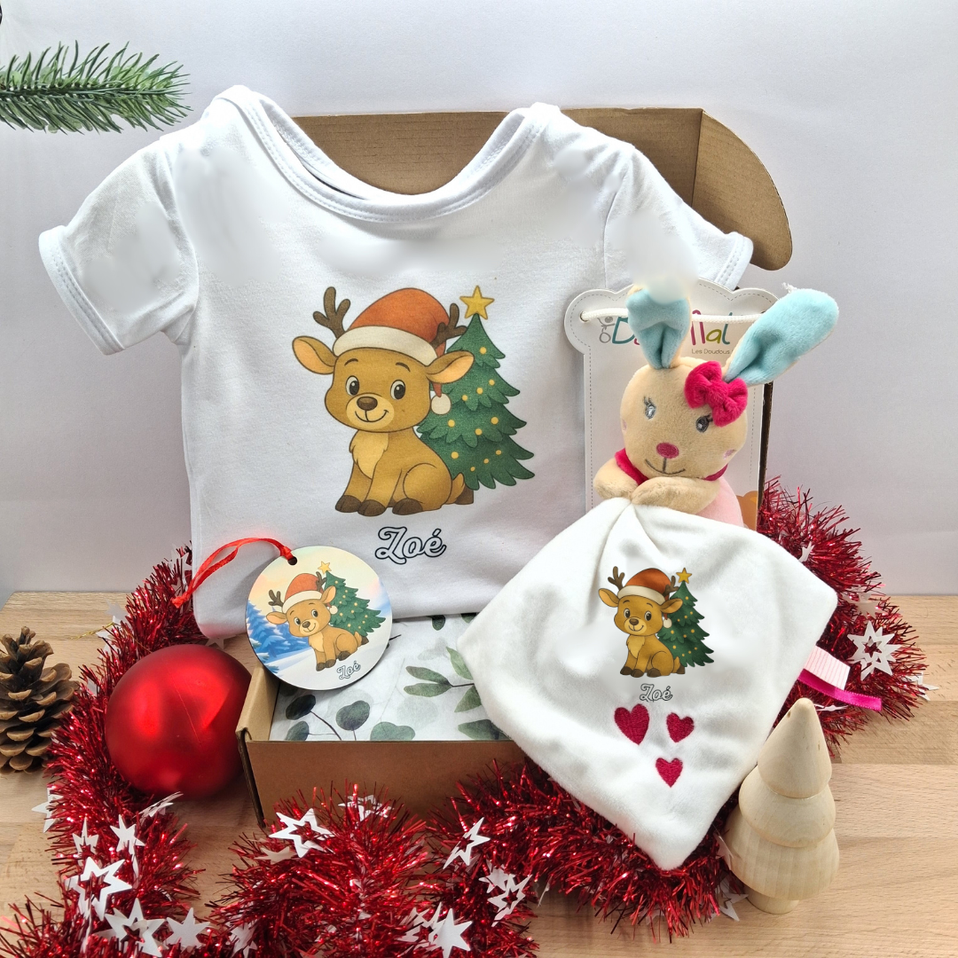 coffret personnalisé noël bébé