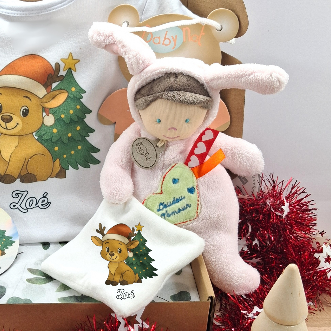 doudou personnalisé noël
