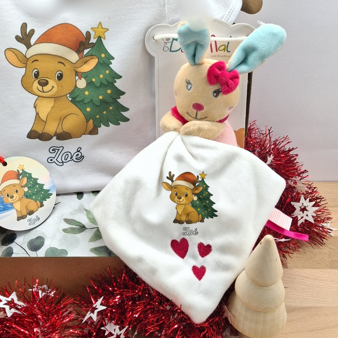 doudou personnalisé noël