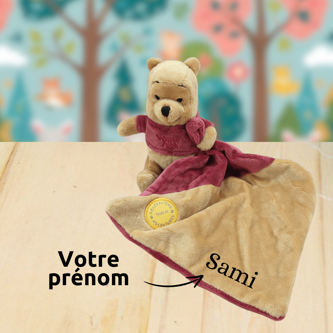Winnie l’Ourson – Doudou personnalisé Disney Baby