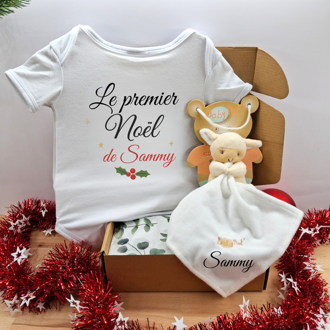 Coffret Noël personnalisé: Doudou et Body