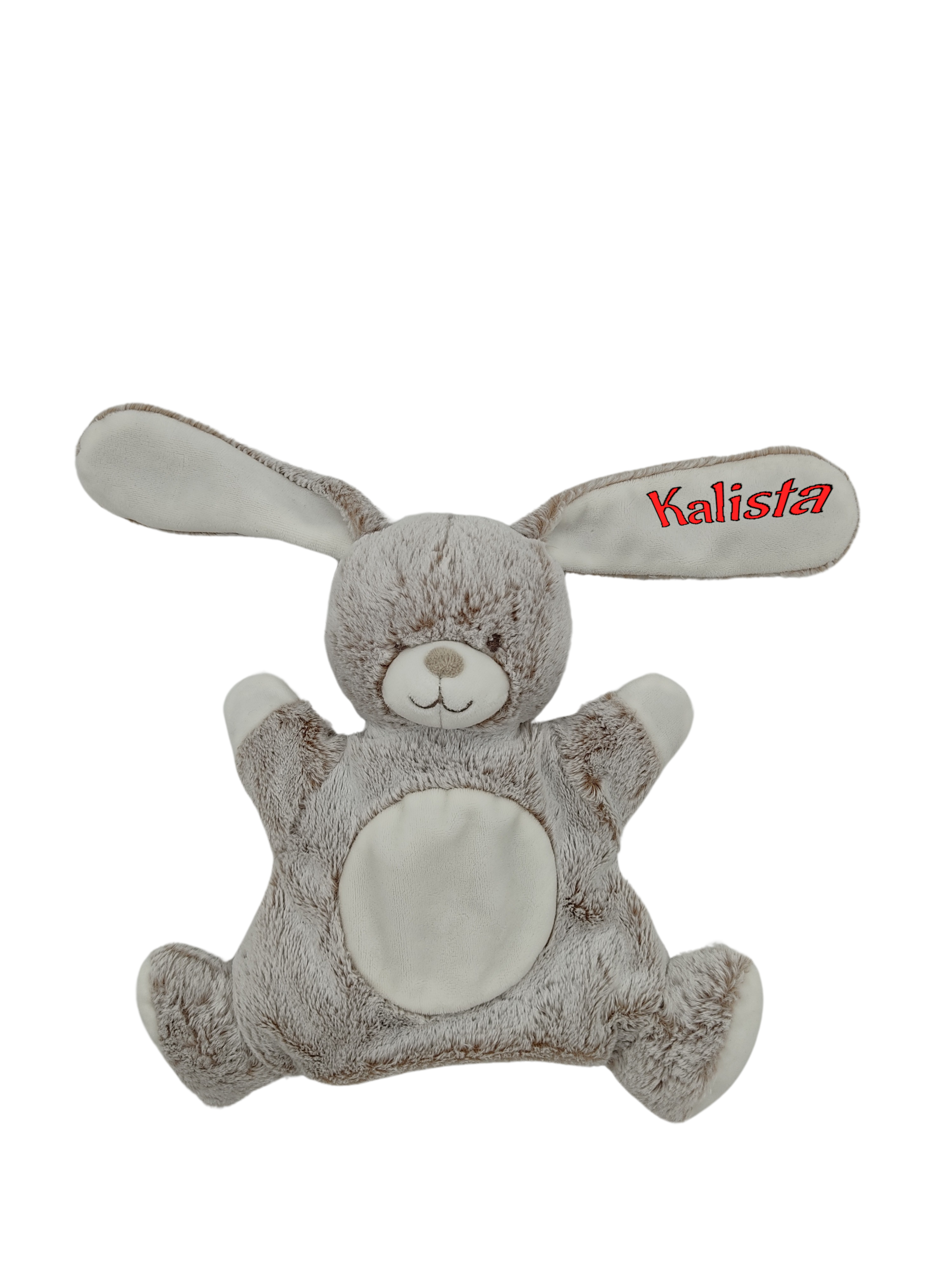 Doudou lapin marionnette TEX