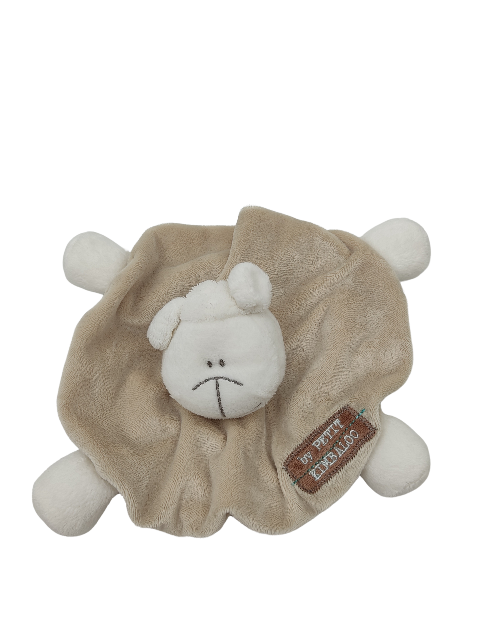 Doudou mouton beige rond KIMBALOO