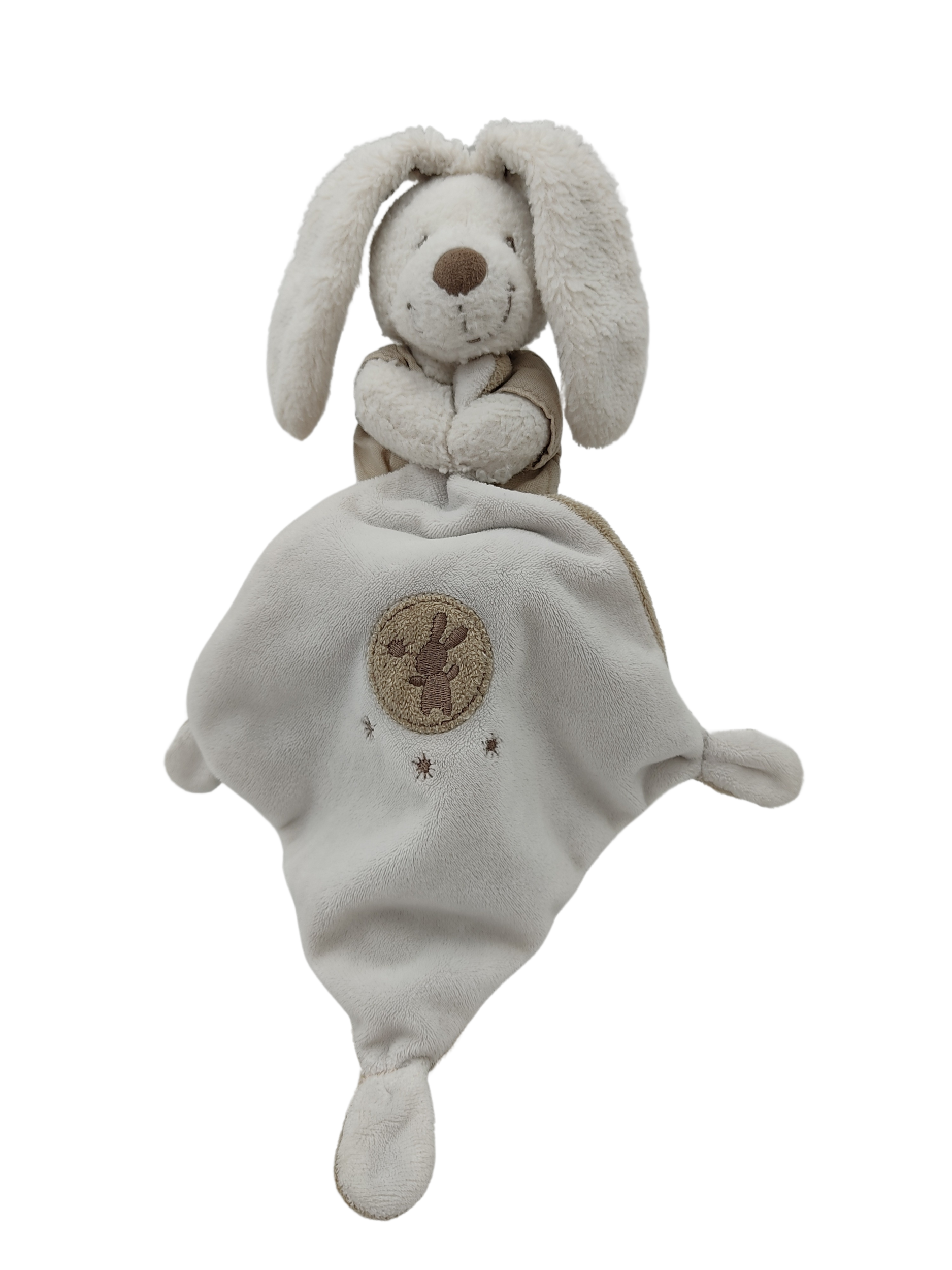 Doudou lapin blanc POMMETTE