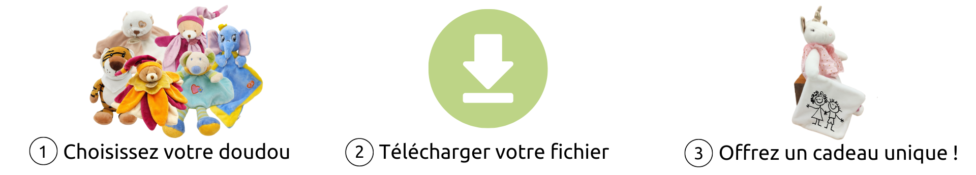 choisissez votre doudou