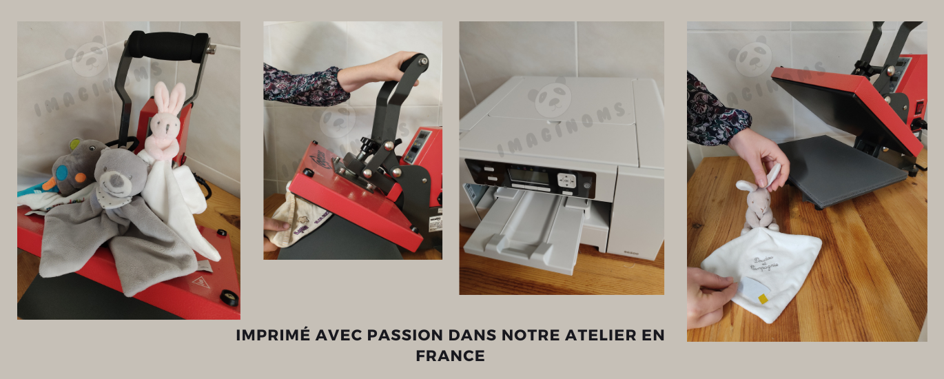 Personnalisation de doudous sublimation