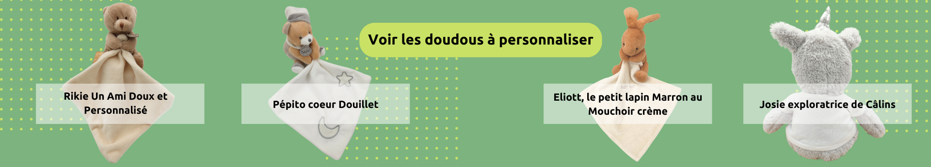 Doudous personnalisé