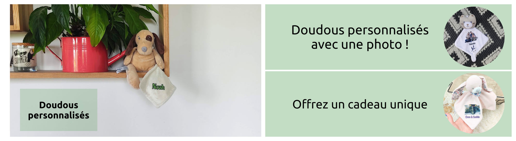 Doudous personnalisés de seconde main