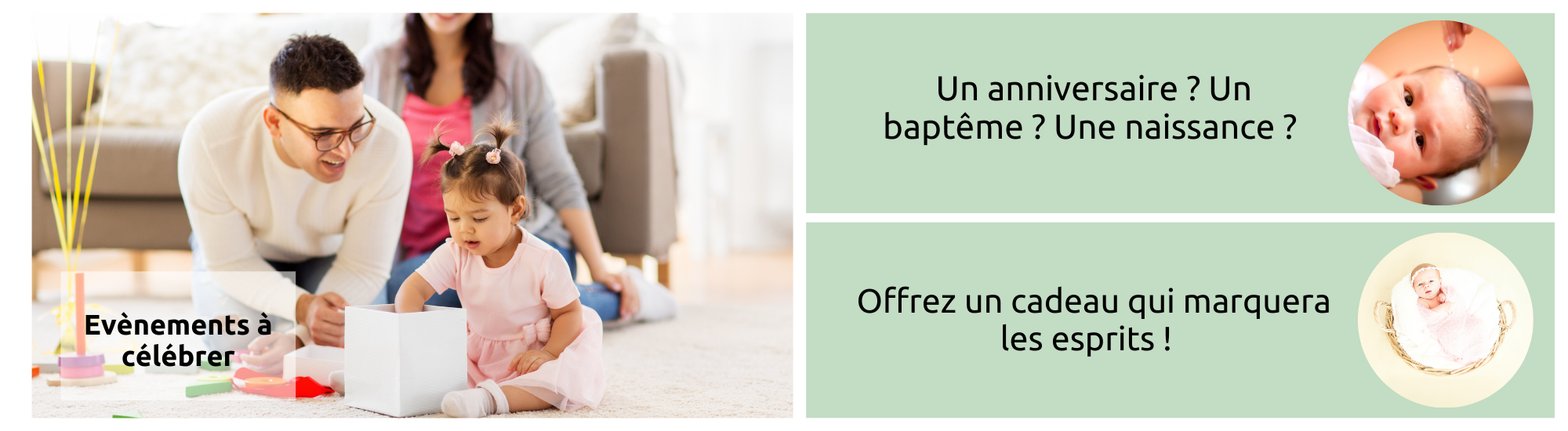 Cadeaux personnalisés pour évènements