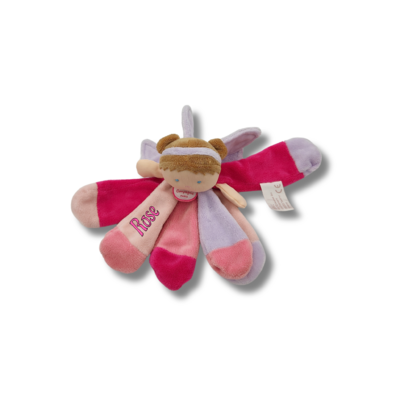Fée rose et violette doudou (2)