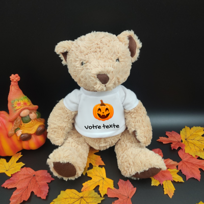 Peluche personnalisée halloween