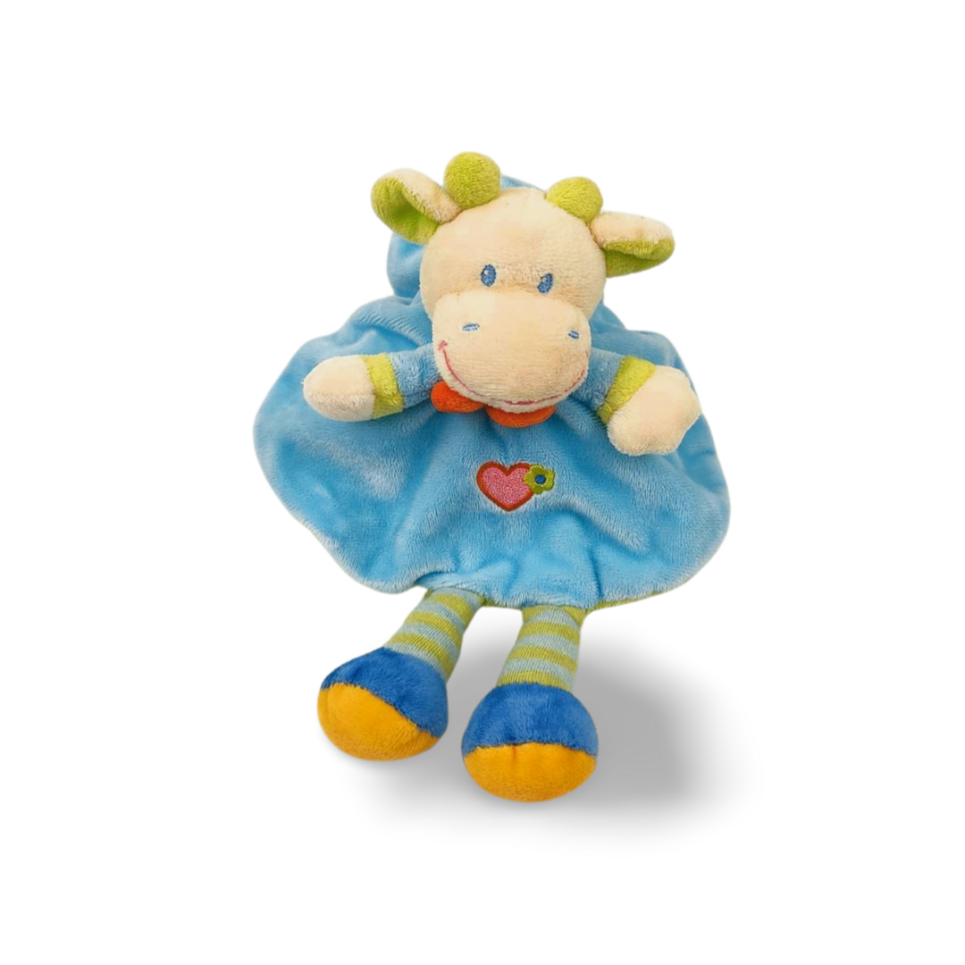 Popo La Vache Bleue Doudou Personnalis Doudous Plats Imaginoms