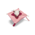 Doudou souris carré rose doudou et compagnie