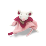 IDoudou souris carré rose doudou et compagnie