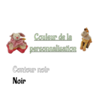 Couleur de la personnalisation foncé