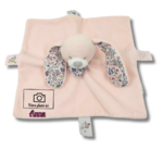 Doudou lapin rose plat Boutchou
