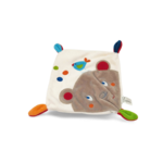 Doudou personnalisé ours plat carré Nicotoy
