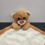 Doudou personnalisé lion grand yeux