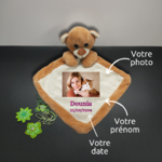Doudou personnalisé avec photo