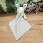 Doudou lapin blanc