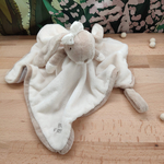 Doudou lapin attache tétine