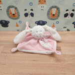 Doudou lapin rose