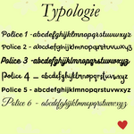 Police décriture personnalisé