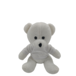 Peluche ours blanc t-shirt