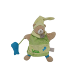 Doudou ours vert marionnette DOUDOU ET COMPAGNIE