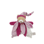 Doudou marionnette ours rose Doudou et compagnie