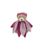 Doudou marionnette ours rose Doudou et compagnie