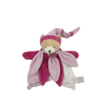 Doudou marionnette ours rose Doudou et compagnie