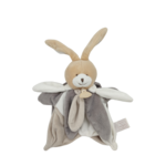 Doudou lapin gris marionnette DOUDOU ET COMPAGNIE