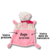 Doudou personnalisé ours rose