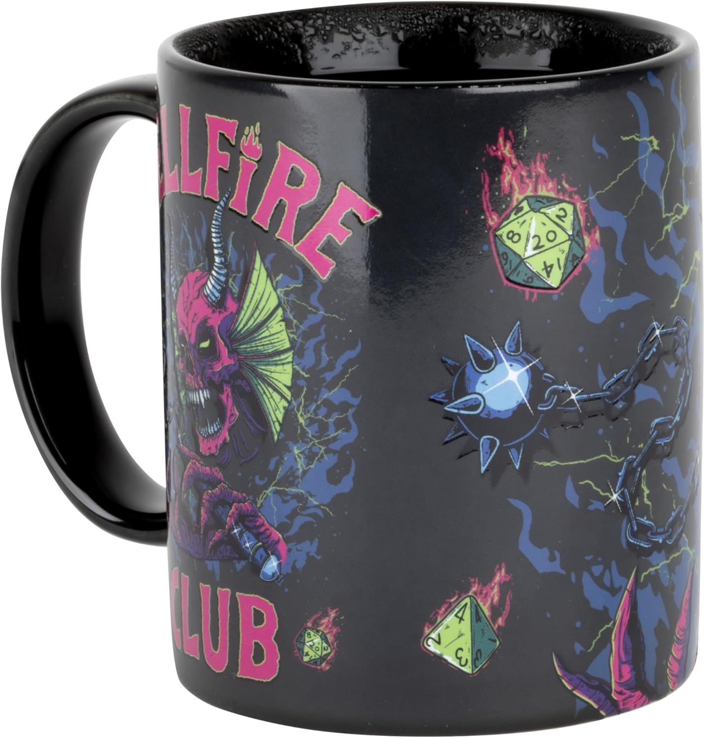 Mug stranger things hellfire club rose 1