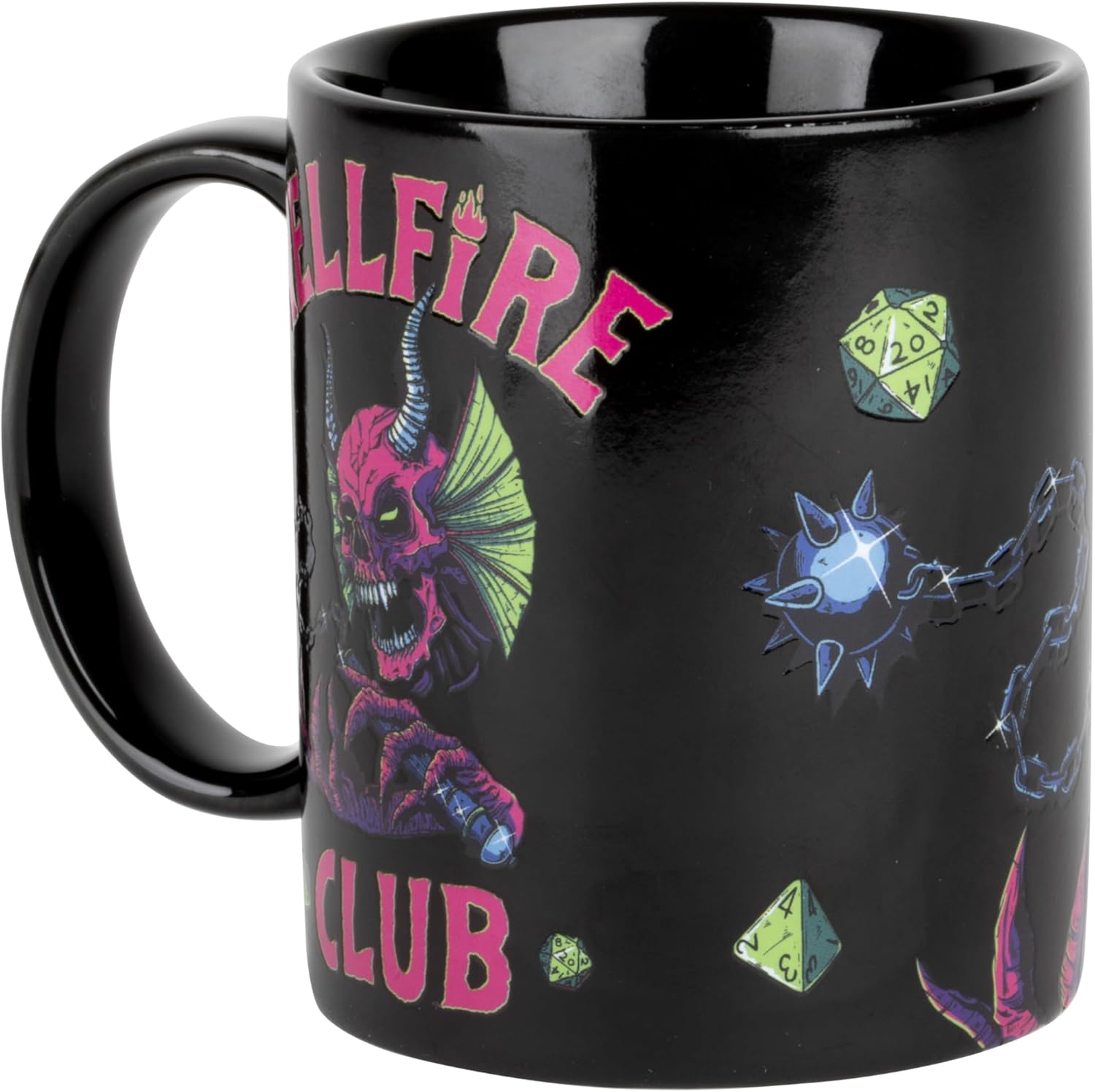 Mug stranger things hellfire club rose 2