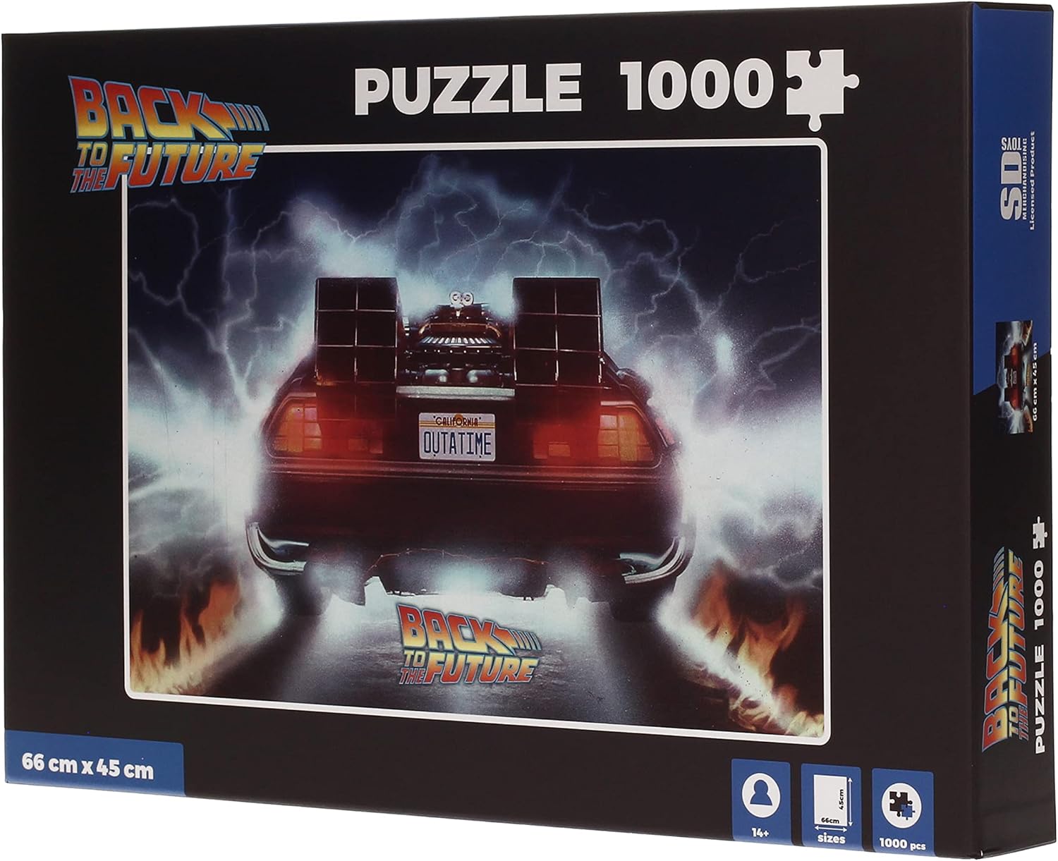 puzzle retour vers le futur 1000