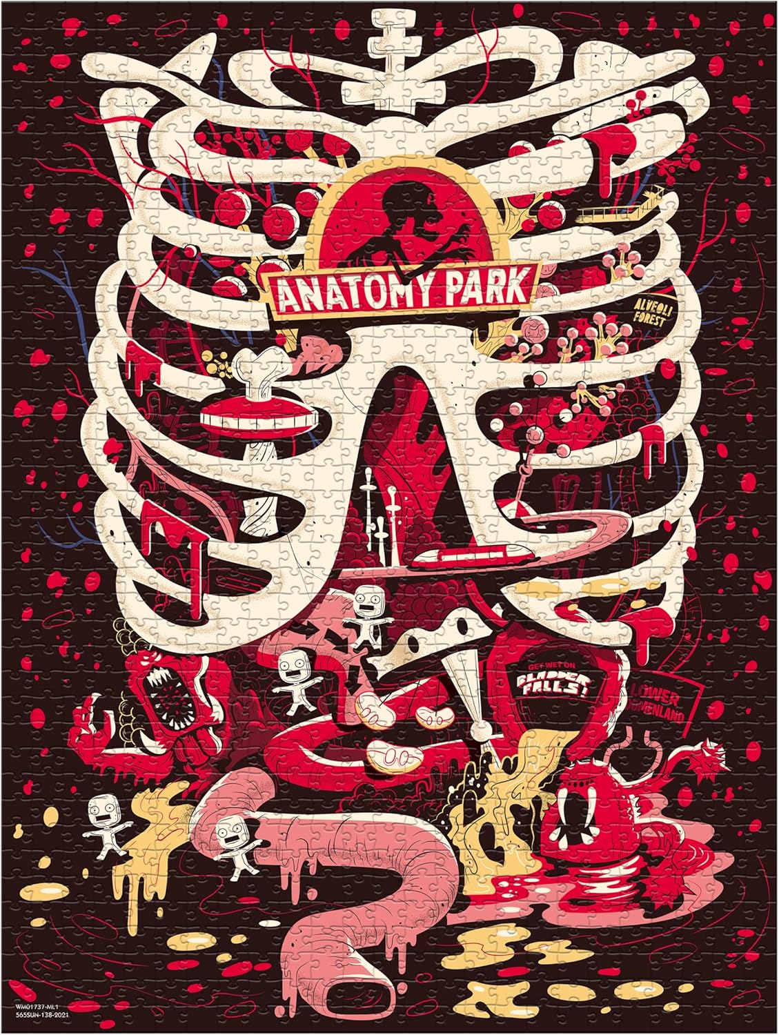 puzzle rick et morty anatomy park 1