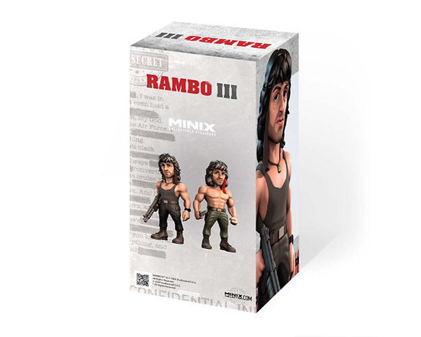 figurine minix john rambo t shirt arme 4
