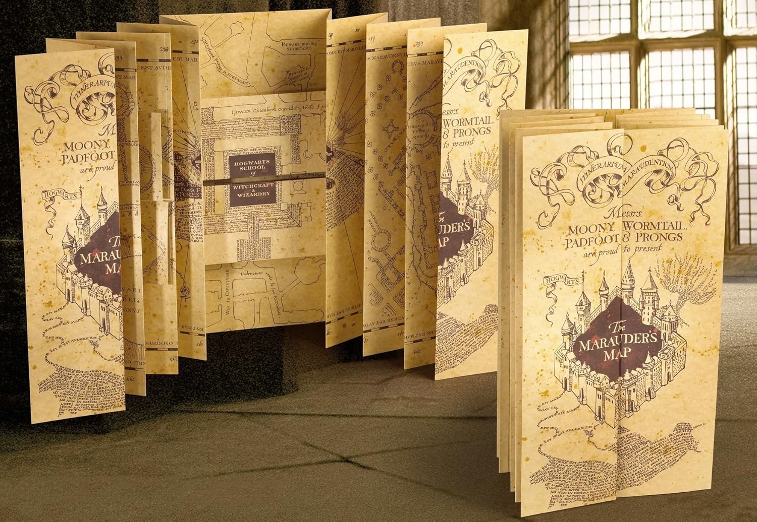 carte du maraudeur harry potter the noble collection