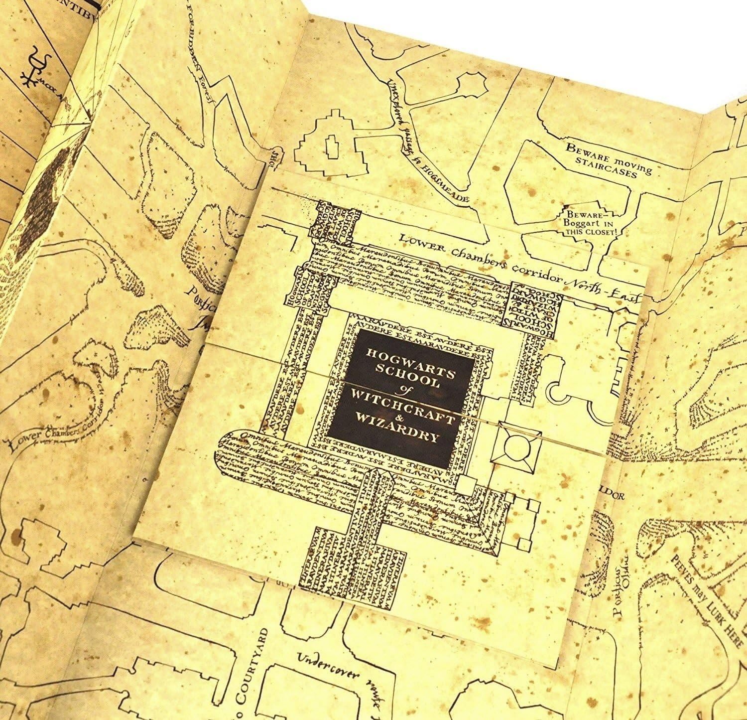 carte du maraudeur harry potter the noble collection 2