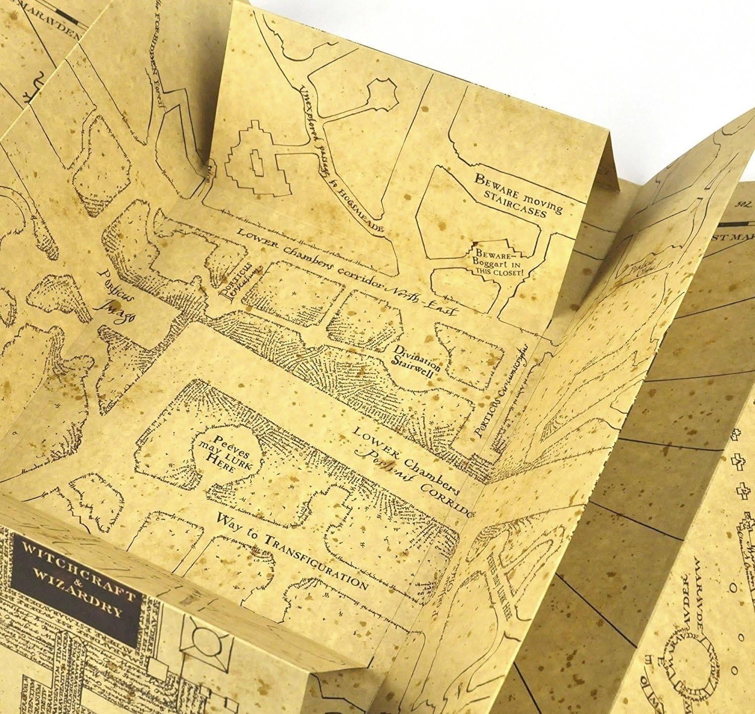 carte du maraudeur harry potter the noble collection 3