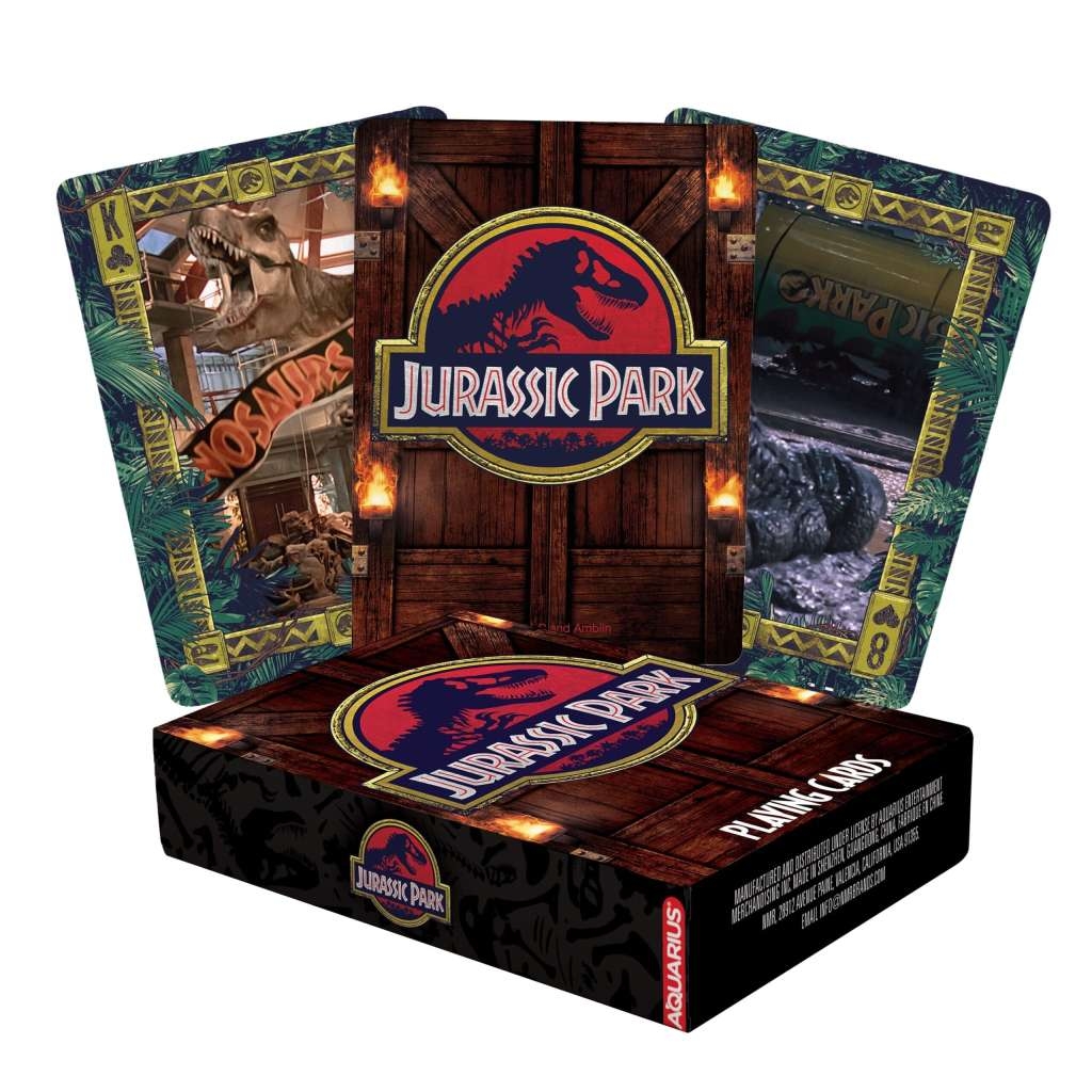 jeu de 54 cartes jurassic park
